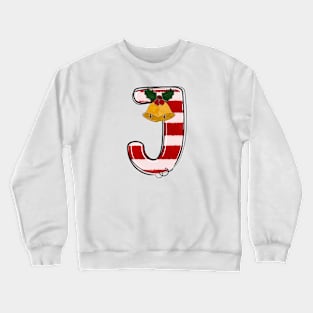 Letter J (Christmas Alphabet) Crewneck Sweatshirt